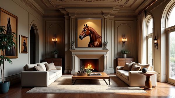 Ajoutez du style à votre intérieur avec des œuvres équestres