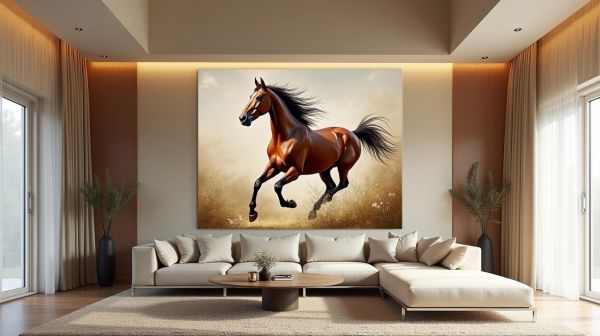 Ajoutez du style à votre intérieur avec des œuvres équestres
