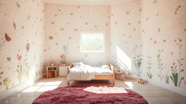 Découvrez des papiers peints originaux pour personnaliser la chambre de votre fille