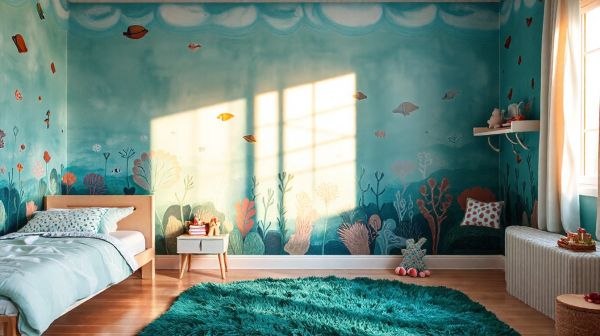 Découvrez des papiers peints originaux pour personnaliser la chambre de votre fille
